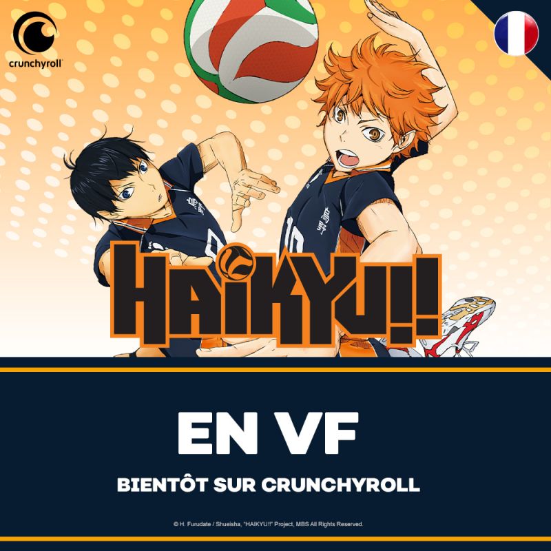 L'équipe de l'anime Haikyû !! sera présente à Japan expo : Une version VF pour Crunchyroll ?