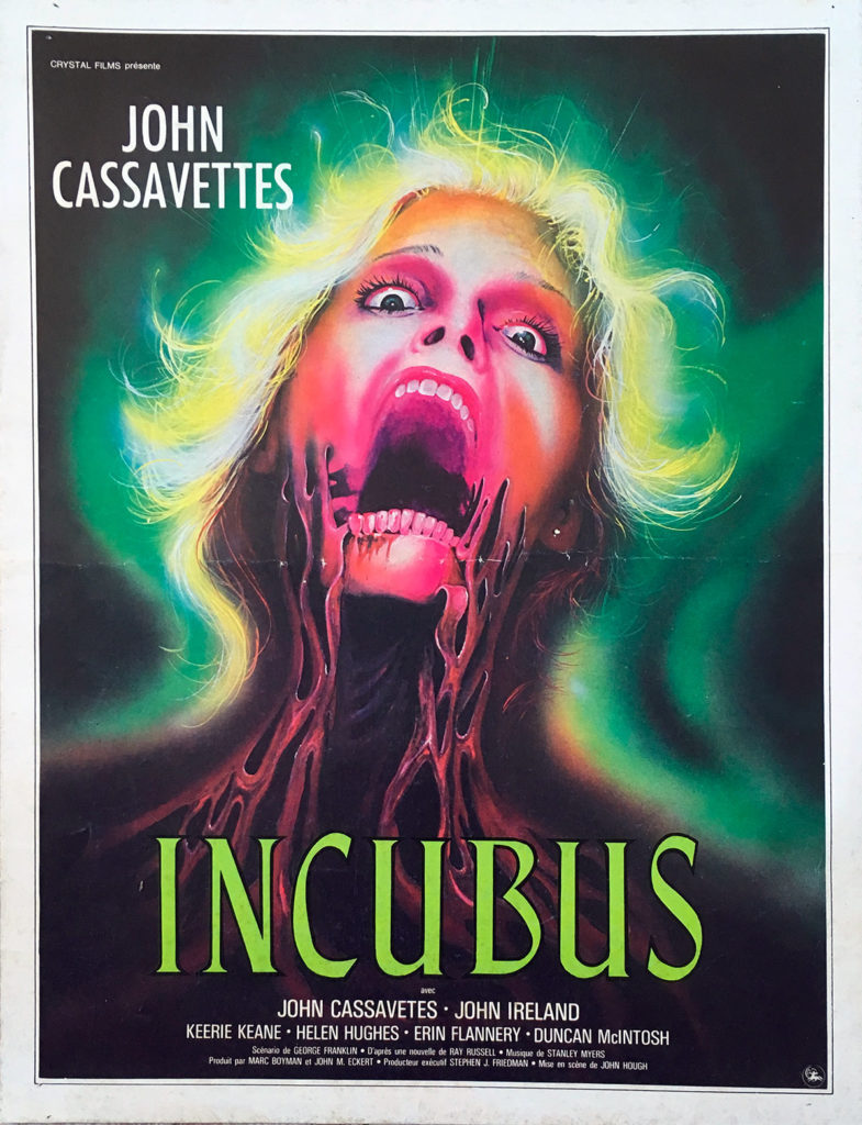 Retour vers le passé : Incubus (1981)