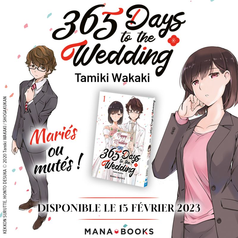 365 Days to the Wedding rejoint le catalogue de Mana Books
