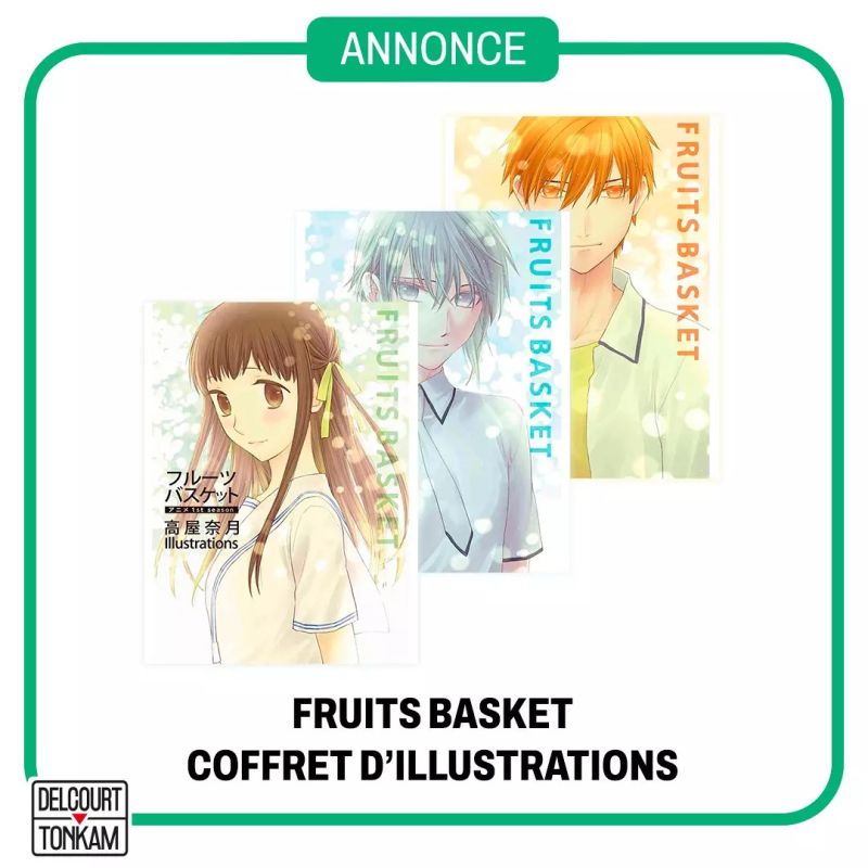Delcourt/Tonkam va sortir un coffret d'illustrations de Fruits Basket