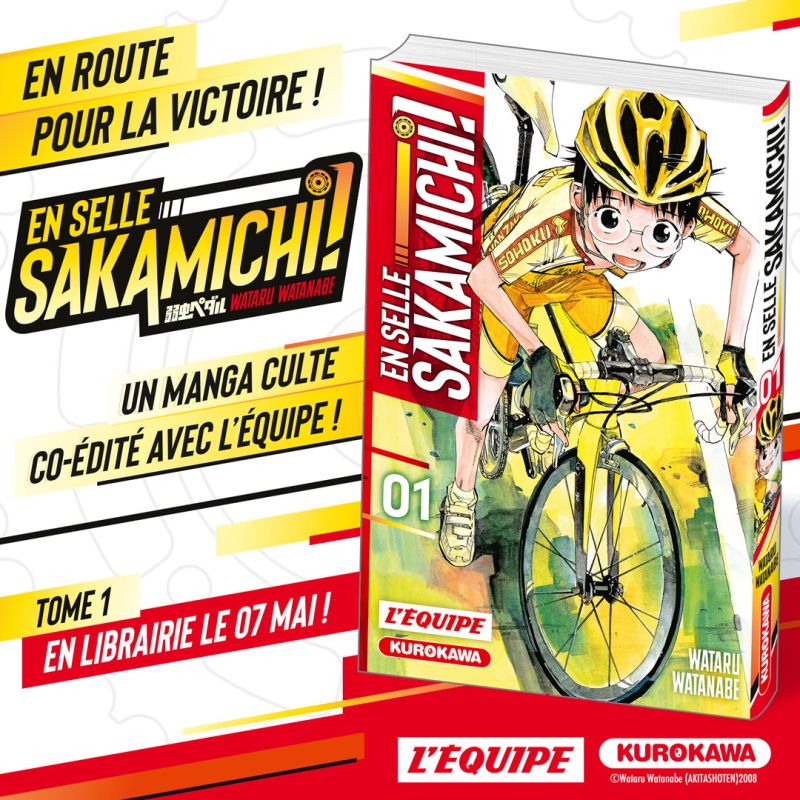 Le manga En selle, Sakamichi ! arrive enfin en France